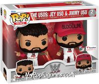 Usos: Jey Uso & Jimmy Uso (Wrestlemania 39) from WWE - Pop! Sets manufactured by Funko [Front]