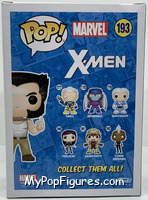 Logan from X-Men - Pop! Vinyl Figures manufactured by Funko [Back]