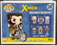 Wolverine's Motorcyle from X-Men - Pop! Rides manufactured by Funko [Back]