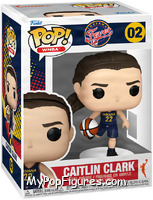Caitlin Clark (Indiana Fever) from Basketball - WNBA Pop! manufactured by Funko [Front]