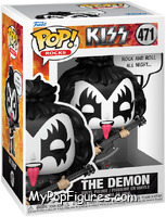 The Demon (Rock and Roll All Night) from KISS - Pop! Vinyl Figures manufactured by Funko [Front]