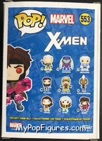 Gambit (Glow in the Dark) from X-Men - Pop! Vinyl Figures manufactured by Funko [Back]