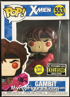 Gambit (Glow in the Dark) from X-Men - Pop! Vinyl Figures manufactured by Funko [Front]